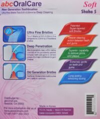 , Shaha 5 toothbrush, Non Nylon, Tapered, Soft and Ultra fine bristles