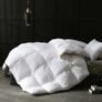 APSMILE Goose Feathers Down Comforter King Size Luxurious All Seasons Duvet Insert – Ultra-Soft 750 Fill-Power Hotel Collection Comforter