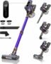 BuTure Cordless Vacuum Cleaner, 400W 33Kpa Powerful Stick Vacuum with 55min Runtime Detachable Battery, Touch Display and 1.2L Large Dust Cup, Vacuum Cleaners for Hardwood Floor Carpet Car Pet