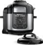 Ninja FD401 Foodi 12-in-1 Deluxe XL 8 qt. Pressure Cooker & Air Fryer that Steams, Slow Cooks, Sears, Sautés, Dehydrates & More