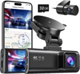 REDTIGER Dash Cam Front Rear, 4K/2.5K Full HD Dash Camera for Cars